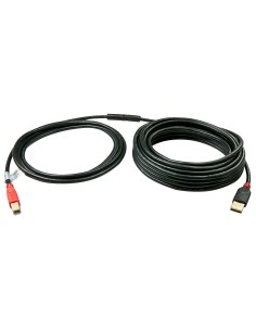 Lindy 42761 cavo USB 10 m USB 2.0 USB A USB B Nero, Rosso 2
