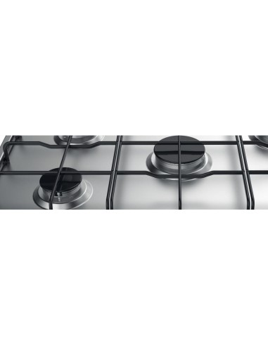 Indesit THP 752 IX I Acciaio inossidabile Da incasso 73 cm Gas 5 Fornello(i)