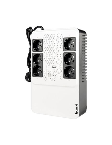 Legrand Keor ASI MULTIPLUG 800 GR A linea interattiva 0,8 kVA 480 W 6 presa(e) AC