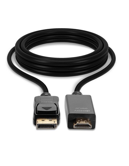 Lindy 36921 cavo e adattatore video 1 m DisplayPort HDMI tipo A (Standard) Nero