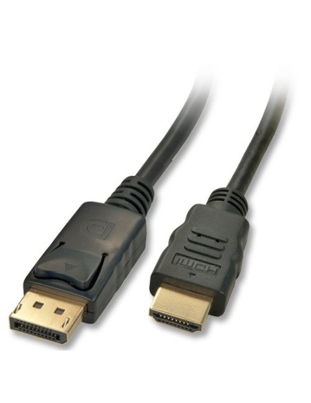 Lindy 41482 cavo e adattatore video 3 m DisplayPort HDMI Nero