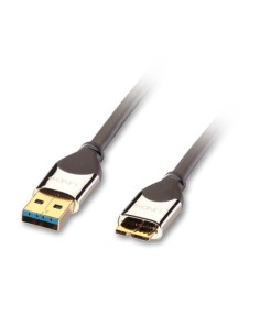 Lindy 41617 cavo USB 0,5 m USB 3.2 Gen 1 (3.1 Gen 1) USB A Micro-USB B Nero
