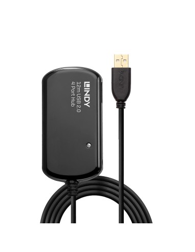 Lindy 42783 hub di interfaccia 480 Mbit s Nero
