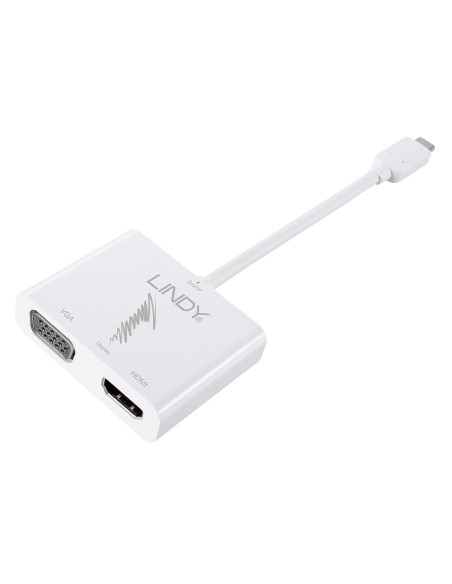 Lindy 43179 adattatore grafico USB Bianco