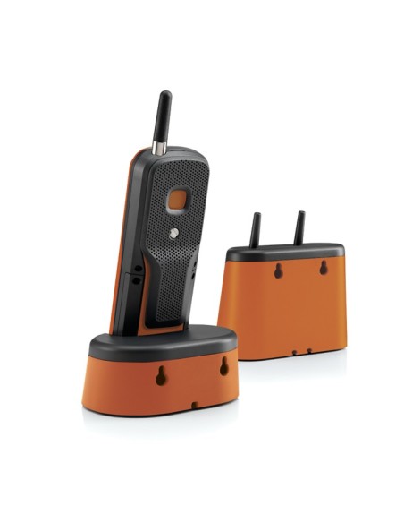Motorola O201 Telefono DECT Identificatore di chiamata Nero, Arancione