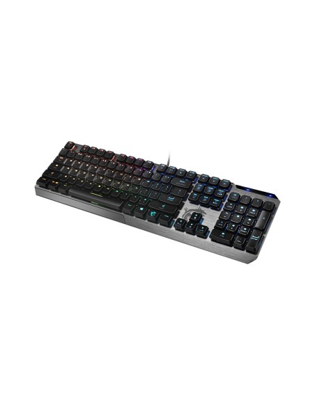 MSI Vigor GK50 tastiera USB QWERTY Italiano Nero, Metallico
