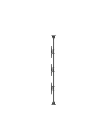 Multibrackets 3644 Supporto per display espositivi 165,1 cm (65") Nero