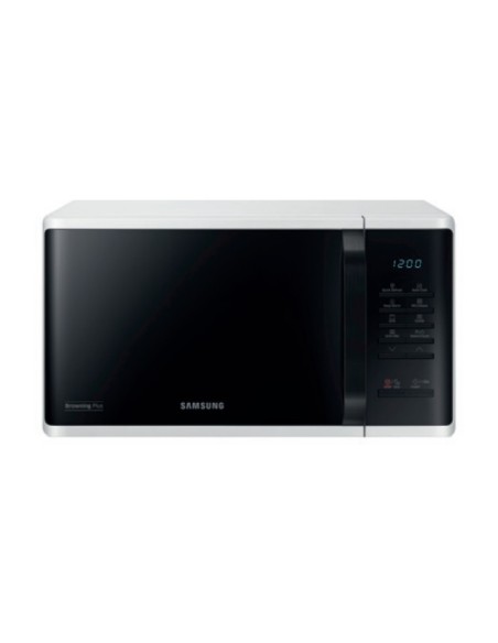 Samsung MG23K3513AW Superficie piana Microonde con grill 23 L 800 W Nero, Bianco