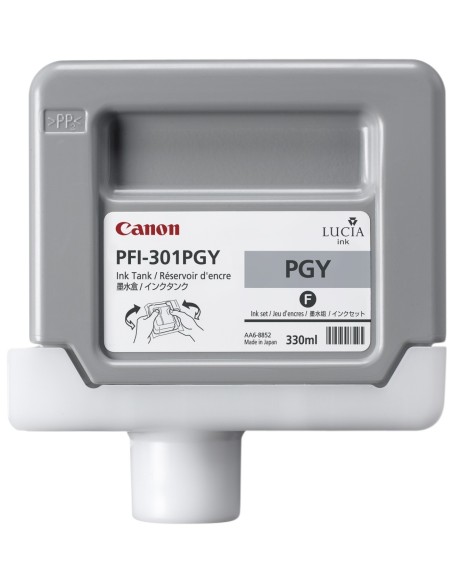 Canon PFI-301PGY Pigment Photo Grey Ink Cartridge cartuccia d'inchiostro 1 pz Originale