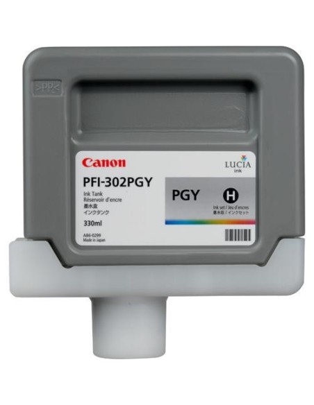 Canon PFI-302PGY cartuccia d'inchiostro Originale Grigio per foto