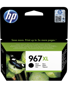 HP Cartuccia di inchiostro nero originale 967XL ad alta capacità