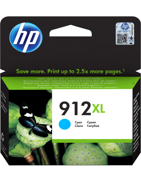 HP Cartuccia di inchiostro ciano originale 912XL ad alta capacità