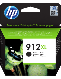 HP Cartuccia di inchiostro nero originale 912XL ad alta capacità