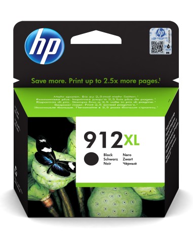 HP Cartuccia di inchiostro nero originale 912XL ad alta capacità