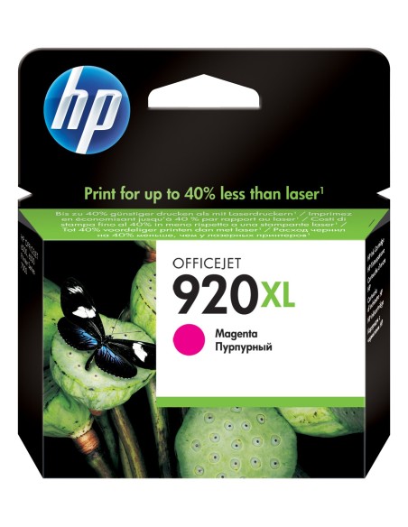 HP 920XL Magenta Officejet Ink Cartridge cartuccia d'inchiostro 1 pz Originale Resa standard