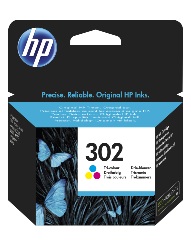 HP Cartuccia originale inchiostro tricromia 302