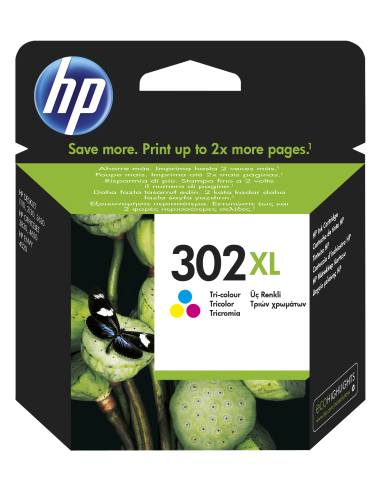 HP Cartuccia originale inchiostro tricromia ad alta capacità 302XL