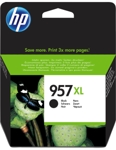 HP Cartuccia di inchiostro nero originale ad alta capacità 957XL