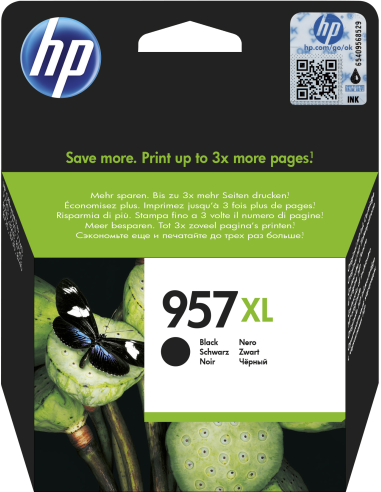 HP Cartuccia di inchiostro nero originale ad alta capacità 957XL