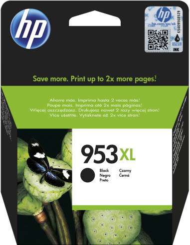 HP Cartuccia di inchiostro nero originale ad alta capacità 953XL