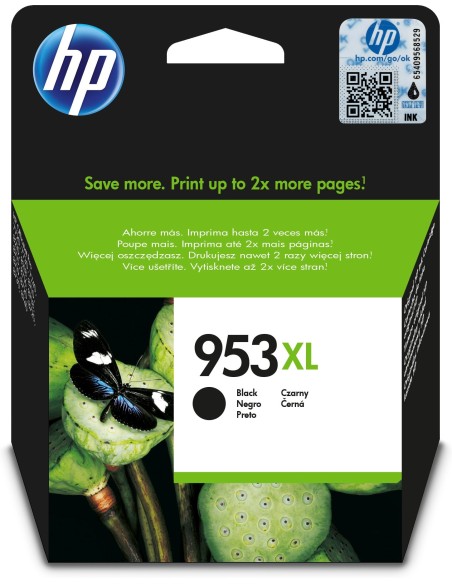 HP Cartuccia di inchiostro nero originale ad alta capacità 953XL