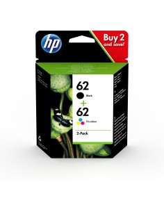 HP Confezione da 2 cartucce originali di inchiostro nero tricromia 62