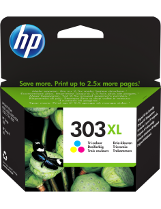 HP Cartuccia di inchiostro in tricromia originale ad alta capacità 303XL