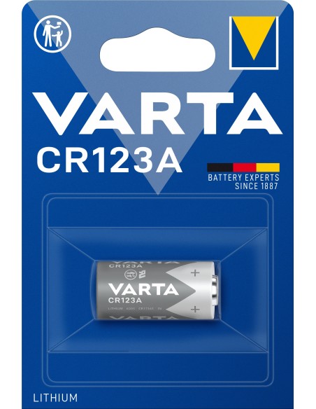 Varta LITHIUM Cylindrical CR123A Blister 1