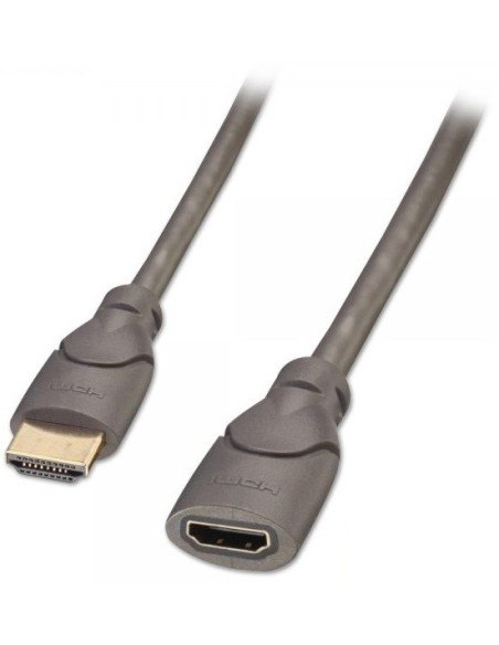 Lindy 0.5m HDMI M F cavo HDMI 0,5 m HDMI tipo A (Standard) Nero