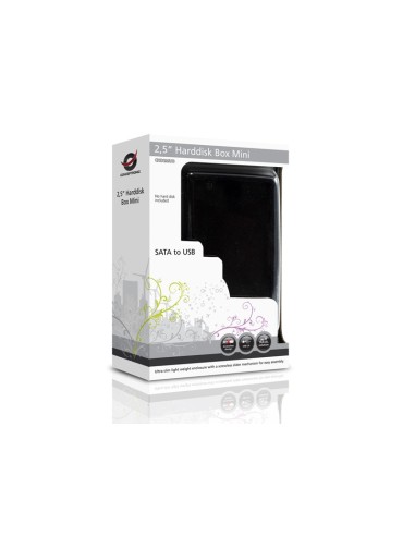 Conceptronic 2,5" Harddisk Box Mini Black