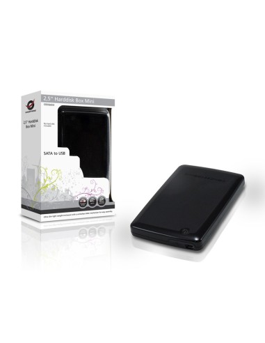 Conceptronic 2,5" Harddisk Box Mini Black