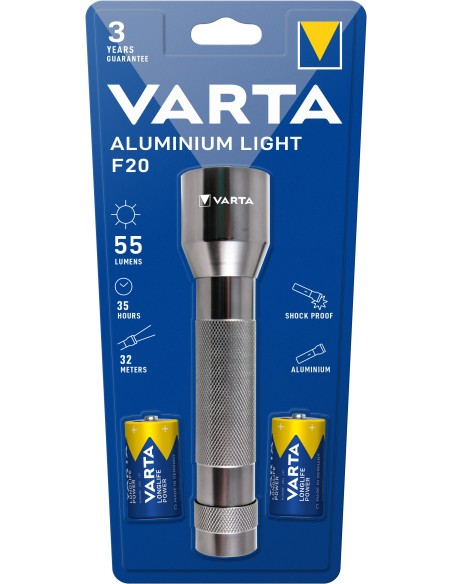 Varta Aluminium Light F20 2C With Batt.