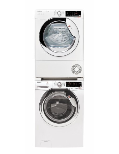 Hoover DXW4 H7A1TCEX-01 asciugatrice Libera installazione Caricamento frontale 7 kg A+ Cromo, Bianco