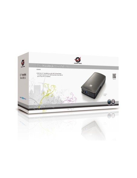 Conceptronic CHD3DUSB3 contenitore di unità di archiviazione Box esterno HDD Grafite 3.5"