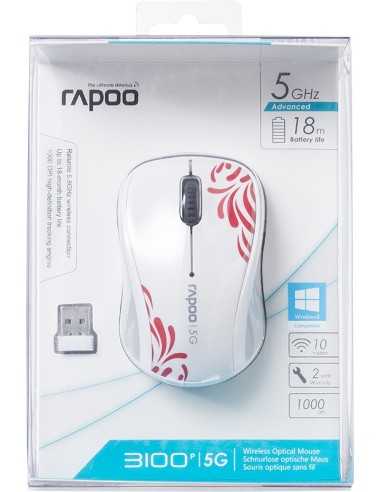 Rapoo 3100P mouse Ambidestro RF Wireless Ottico 1000 DPI