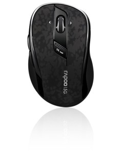 Rapoo 7100 Mouse ottico wireless ergonomico 1000DPI – nero (10829)