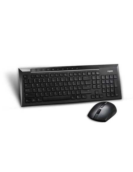 Rapoo 8200P tastiera Mouse incluso RF Wireless Italiano Nero
