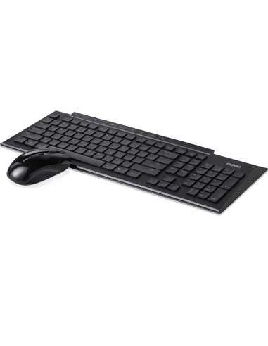 Rapoo 8200P tastiera Mouse incluso RF Wireless Italiano Nero