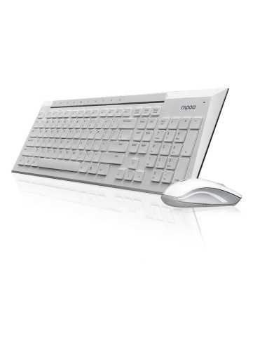 Rapoo 8200P tastiera Mouse incluso RF Wireless Italiano Bianco