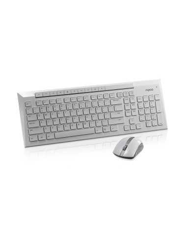 Rapoo 8200P tastiera Mouse incluso RF Wireless Italiano Bianco