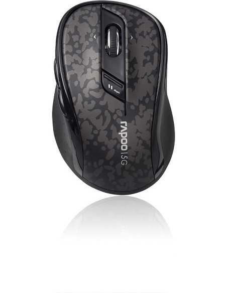 Rapoo 7100 Mouse ottico wireless ergonomico – grigio
