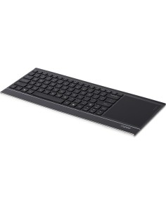 Rapoo E9090P – Tastiera wireless illuminata con Touchpad a induzione – nero - italiano