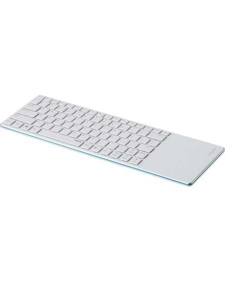 Rapoo E6700 tastiera Bluetooth Italiano Blu, Bianco