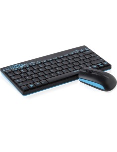 Rapoo 8000 tastiera Mouse incluso RF Wireless Italiano Nero, Blu