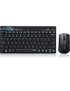 Rapoo 8000 tastiera Mouse incluso RF Wireless Italiano Nero, Blu 2