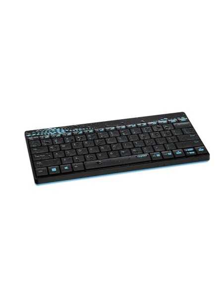Rapoo 8000 tastiera Mouse incluso RF Wireless Italiano Nero, Blu