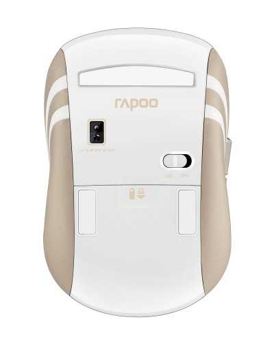 Rapoo 3920P RF Wireless Laser mouse 1600DPI Ambidestro Oro