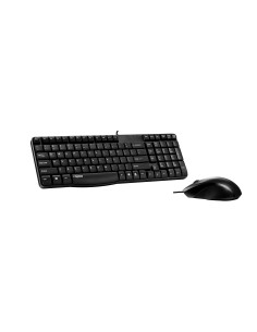 Rapoo N1850 – Tastiera e mouse ottico via cavo – Layout italiano – nero