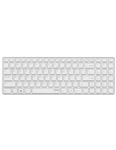 Rapoo E9110 Tastiera wireless ultrasottile bianca – italiano
