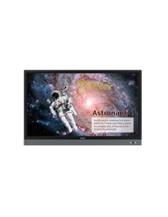 Benq RM6501K Pannello piatto interattivo 165,1 cm (65") LED 450 cd m² 4K Ultra HD Nero Touch screen